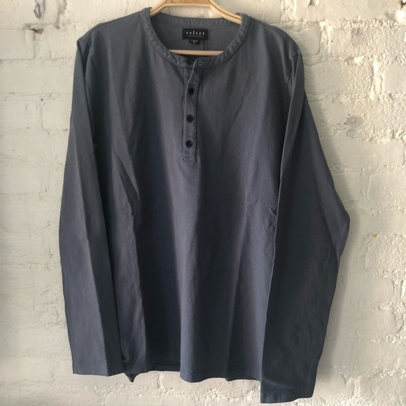 Velvet by Graham & Spencer Other - Men’s Velvet by G&S ALVARO COTTON JERSEY HENLEY